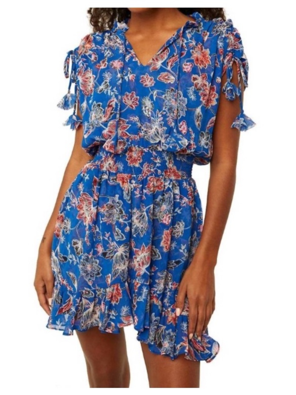 MISA Los Angeles Dominique Sirenuse Ruffled Summer Dress